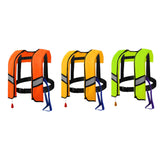 Maxbell Snorkel Vest Automatic Inflatable Safe Vest for Snorkeling Boating Outdoor Orange