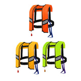 Maxbell Snorkel Vest Automatic Inflatable Safe Vest for Snorkeling Boating Outdoor Orange