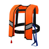 Maxbell Snorkel Vest Automatic Inflatable Safe Vest for Snorkeling Boating Outdoor Orange