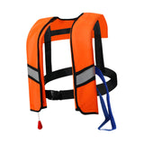 Maxbell Snorkel Vest Automatic Inflatable Safe Vest for Snorkeling Boating Outdoor Orange