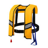 Maxbell Snorkel Vest Automatic Inflatable Safe Vest for Snorkeling Boating Outdoor Yellow