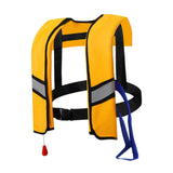 Maxbell Snorkel Vest Automatic Inflatable Safe Vest for Snorkeling Boating Outdoor Yellow