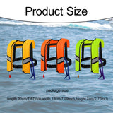 Maxbell Snorkel Vest Automatic Inflatable Safe Vest for Snorkeling Boating Outdoor Green