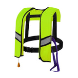 Maxbell Snorkel Vest Automatic Inflatable Safe Vest for Snorkeling Boating Outdoor Green
