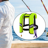 Maxbell Snorkel Vest Automatic Inflatable Safe Vest for Snorkeling Boating Outdoor Green