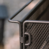 Maxbell Camping Storage Basket Iron for Organizing Kitchen Cabinets Closets Bathroom