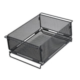 Maxbell Camping Storage Basket Iron for Organizing Kitchen Cabinets Closets Bathroom