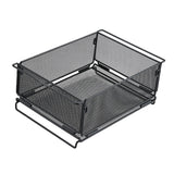 Maxbell Camping Storage Basket Iron for Organizing Kitchen Cabinets Closets Bathroom