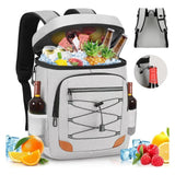 Maxbell Camping Cool Backpack Leakproof Travel Cool Bag for Lunch Camping Hiking