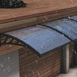Maxbell Window Awning Versatile Decoration Door Canopy for Entrance Garage Household Clear