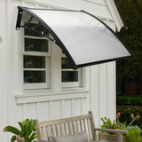 Maxbell Window Awning Versatile Decoration Door Canopy for Entrance Garage Household Clear