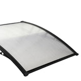 Maxbell Window Awning Versatile Decoration Door Canopy for Entrance Garage Household Clear