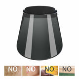 Maxbell Sun Visor Cap Casual Sunblock Beach Cap Protection for Hiking Tennis Camping Gray