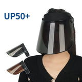 Maxbell Sun Visor Cap Casual Sunblock Beach Cap Protection for Hiking Tennis Camping Gray