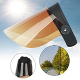 Maxbell Sun Visor Cap Casual Sunblock Beach Cap Protection for Hiking Tennis Camping Gradient brown