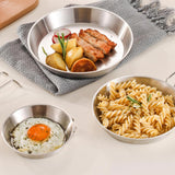 Maxbell Stainless Steel Camping Fry Pan Folding Handle Lightweight Portable Cookware 12cm