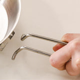 Maxbell Stainless Steel Camping Fry Pan Folding Handle Lightweight Portable Cookware 16cm