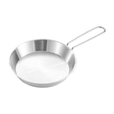 Maxbell Stainless Steel Camping Fry Pan Folding Handle Lightweight Portable Cookware 16cm