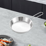 Maxbell Stainless Steel Camping Fry Pan Folding Handle Lightweight Portable Cookware 16cm