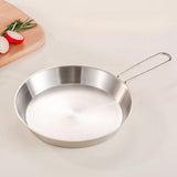 Maxbell Stainless Steel Camping Fry Pan Folding Handle Lightweight Portable Cookware 20cm