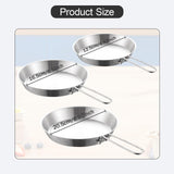 Maxbell Stainless Steel Camping Fry Pan Folding Handle Lightweight Portable Cookware 20cm