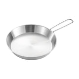 Maxbell Stainless Steel Camping Fry Pan Folding Handle Lightweight Portable Cookware 20cm