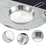 Maxbell Stainless Steel Camping Fry Pan Folding Handle Lightweight Portable Cookware 20cm