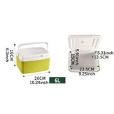 Maxbell Insulated Cooler Box Personal Fridge Car Refrigerator for Boat Beach Outdoor 6L