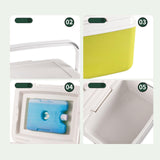 Maxbell Insulated Cooler Box Personal Fridge Car Refrigerator for Boat Beach Outdoor 6L