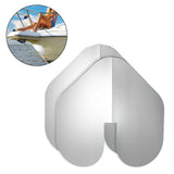 Maxbell 2x Boat Bow Guards Stainless Steel Mirror Polished Finish for Protection