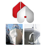 Maxbell 2x Boat Bow Guards Stainless Steel Mirror Polished Finish for Protection