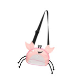 Maxbell Mesh Beach Bag Crab Shaped Summer Vacation Boys Girls for Holding Beach Toys