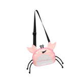 Maxbell Mesh Beach Bag Crab Shaped Summer Vacation Boys Girls for Holding Beach Toys