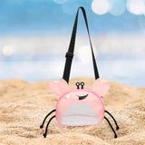 Maxbell Mesh Beach Bag Crab Shaped Summer Vacation Boys Girls for Holding Beach Toys