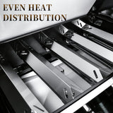 Maxbell Heat Plate Shield Easy to Easy to Easy to Install Flavor Bar Replace for Grill