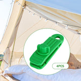 Maxbell 4 Pieces Heavy Duty Tent Tarp Clips Tent Clamps for Car Covers Canvas Covers