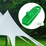 Maxbell 4 Pieces Heavy Duty Tent Tarp Clips Tent Clamps for Car Covers Canvas Covers