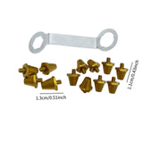 Maxbell 12x Football Boot Studs Stable with Wrench Professional Football Shoe Spikes