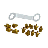 Maxbell 12x Football Boot Studs Stable with Wrench Professional Football Shoe Spikes