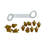 Maxbell 12x Football Boot Studs Stable with Wrench Professional Football Shoe Spikes