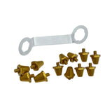 Maxbell 12x Football Boot Studs Stable with Wrench Professional Football Shoe Spikes