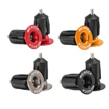 Maxbell 2Pcs Bike Bar End Caps Handlebar End Caps for Cycling Road Bike Most Bicycle black