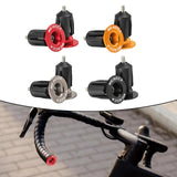 Maxbell 2Pcs Bike Bar End Caps Handlebar End Caps for Cycling Road Bike Most Bicycle black