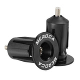 Maxbell 2Pcs Bike Bar End Caps Handlebar End Caps for Cycling Road Bike Most Bicycle black