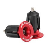 Maxbell 2Pcs Bike Bar End Caps Handlebar End Caps for Cycling Road Bike Most Bicycle red