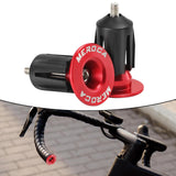 Maxbell 2Pcs Bike Bar End Caps Handlebar End Caps for Cycling Road Bike Most Bicycle red