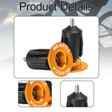 Maxbell 2Pcs Bike Bar End Caps Handlebar End Caps for Cycling Road Bike Most Bicycle gold