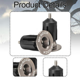 Maxbell 2Pcs Bike Bar End Caps Handlebar End Caps for Cycling Road Bike Most Bicycle argent