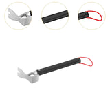 Maxbell Camping Hammer Outdoor Tent Peg Puller for Canopy Fishing Outdoor Activities Black