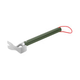 Maxbell Camping Hammer Outdoor Tent Peg Puller for Canopy Fishing Outdoor Activities Green